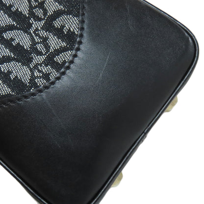 CHRISTIAN DIOR Mini Boston Trotter pattern Boston bag Canvas Ladies [Used]