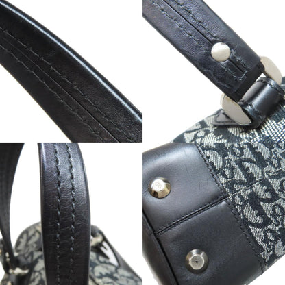 CHRISTIAN DIOR Mini Boston Trotter pattern Boston bag Canvas Ladies [Used]