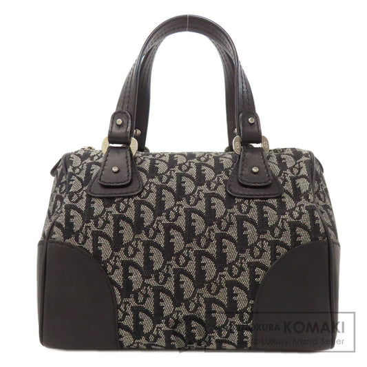 CHRISTIAN DIOR Mini Boston Trotter pattern Boston bag Canvas Ladies [Used]