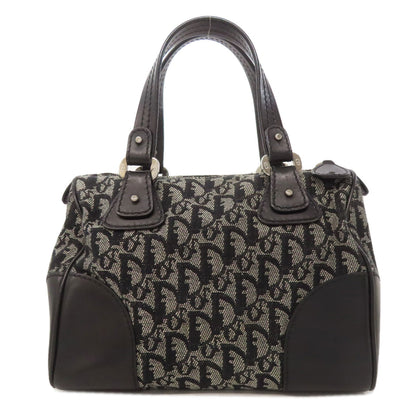 CHRISTIAN DIOR Mini Boston Trotter pattern Boston bag Canvas Ladies [Used]