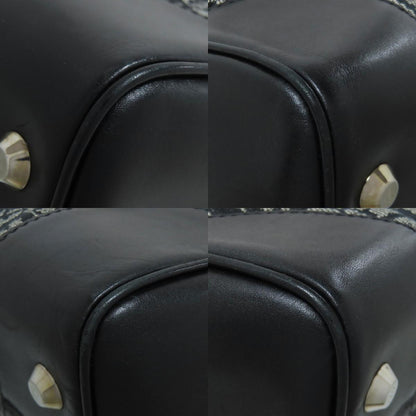CHRISTIAN DIOR Mini Boston Trotter pattern Boston bag Canvas Ladies [Used]