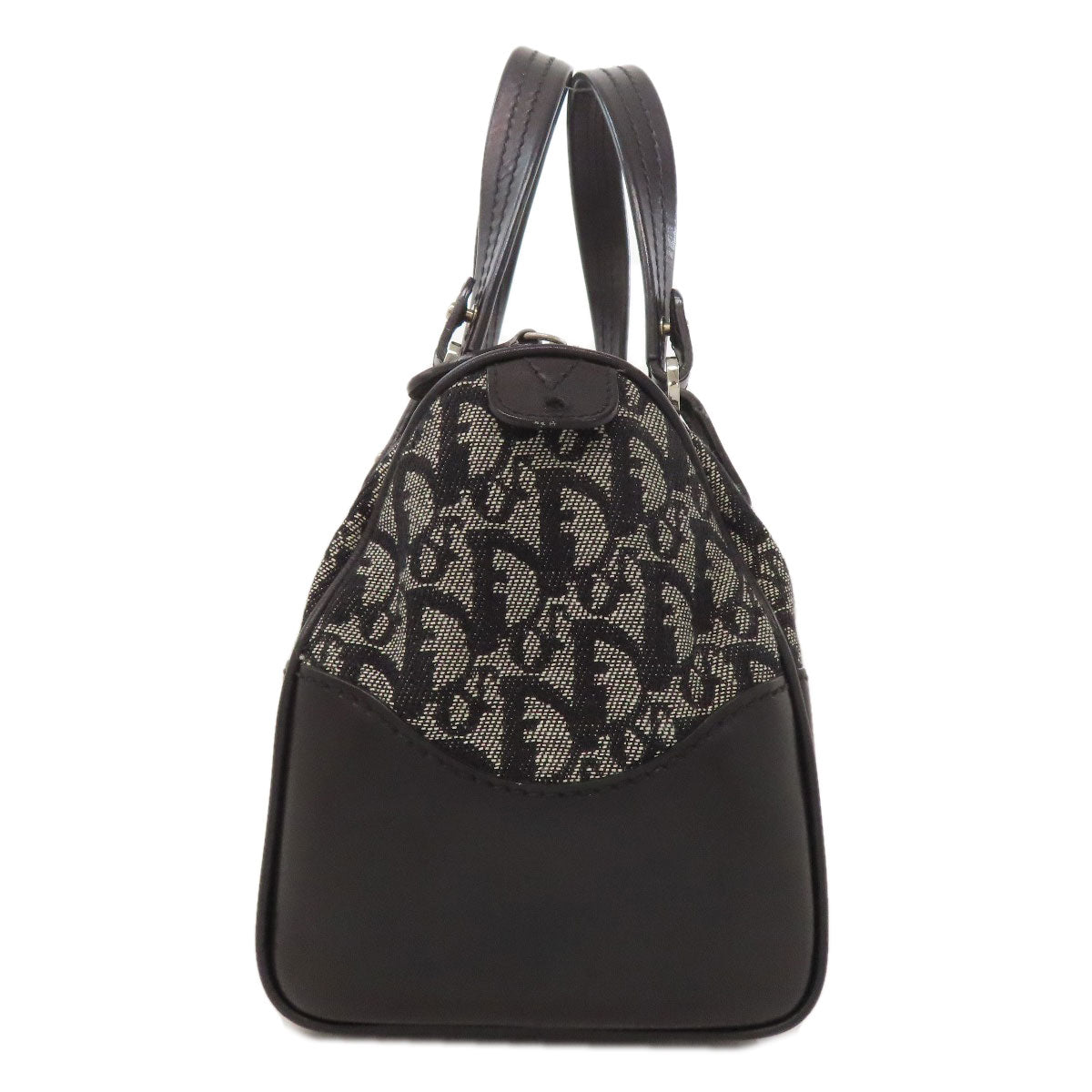 CHRISTIAN DIOR Mini Boston Trotter pattern Boston bag Canvas Ladies [Used]