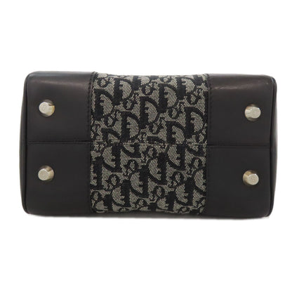 CHRISTIAN DIOR Mini Boston Trotter pattern Boston bag Canvas Ladies [Used]