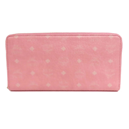 MCM logo Long wallet (with coin pocket) PVC Ladies [Used]