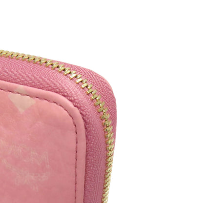 MCM logo Long wallet (with coin pocket) PVC Ladies [Used]