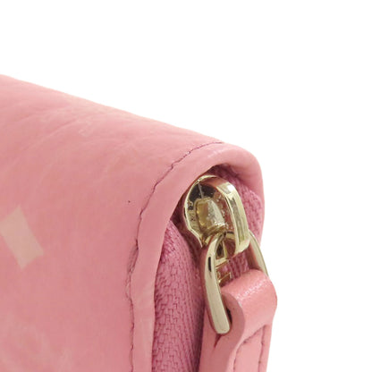 MCM logo Long wallet (with coin pocket) PVC Ladies [Used]