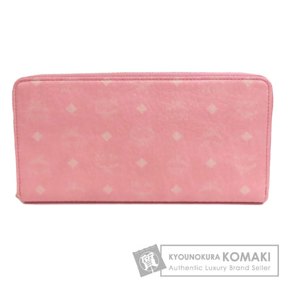MCM logo Long wallet (with coin pocket) PVC Ladies [Used]