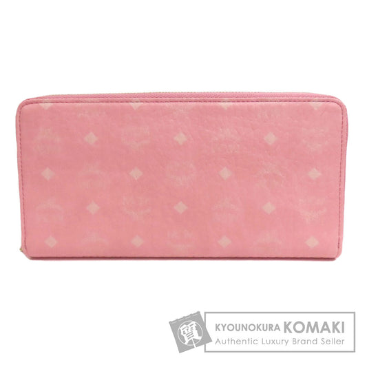 MCM logo Long wallet (with coin pocket) PVC Ladies [Used]