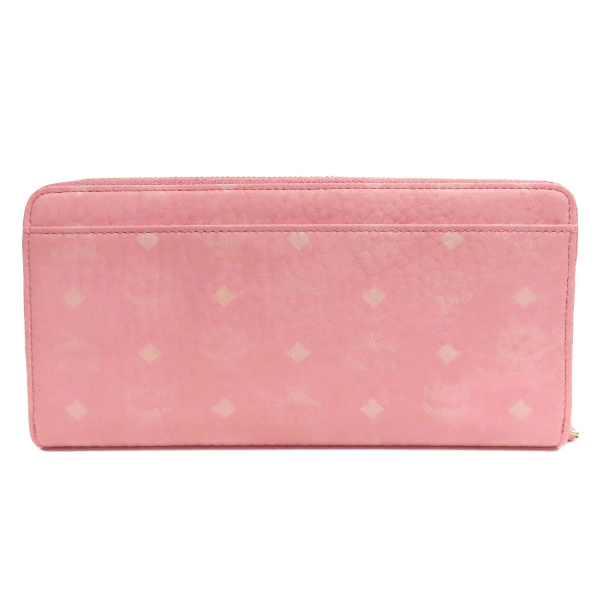 MCM logo Long wallet (with coin pocket) PVC Ladies [Used]