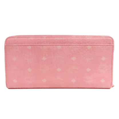 MCM logo Long wallet (with coin pocket) PVC Ladies [Used]