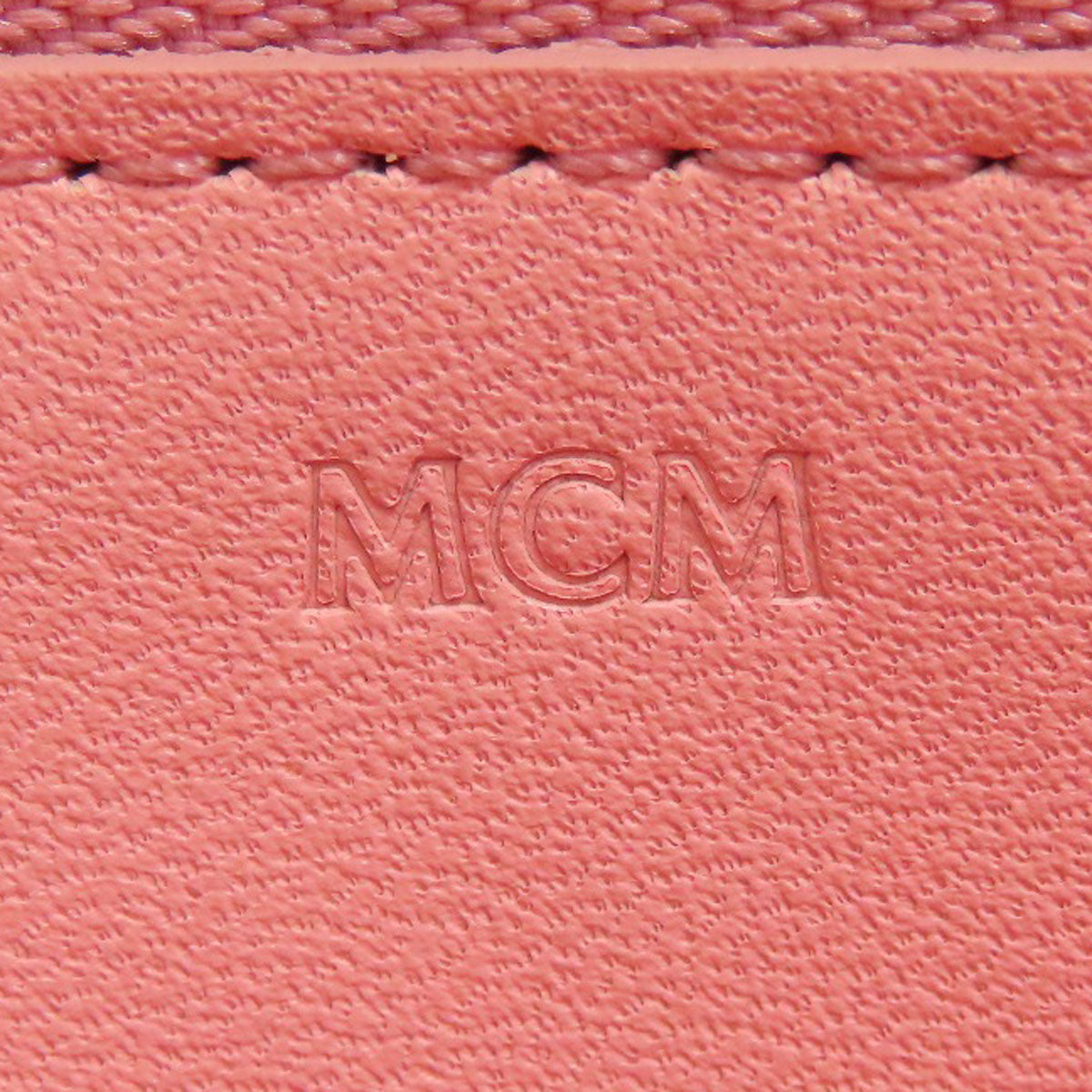MCM logo Long wallet (with coin pocket) PVC Ladies [Used]
