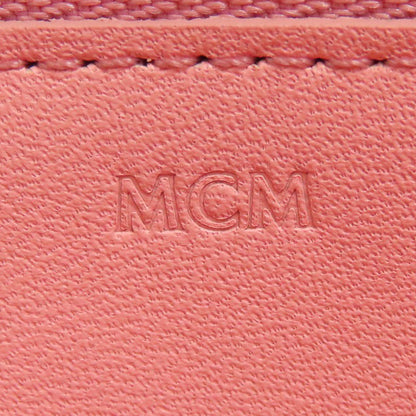 MCM logo Long wallet (with coin pocket) PVC Ladies [Used]