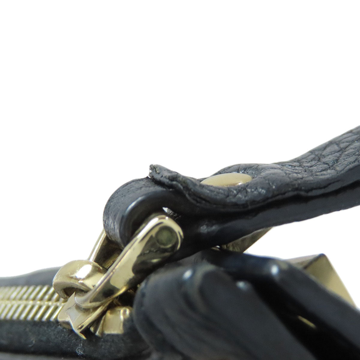 VALENTINO Studs Bifold Wallet with Coin Pocket Leather Ladies [Used]