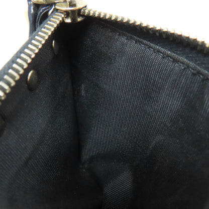 VALENTINO Studs Bifold Wallet with Coin Pocket Leather Ladies [Used]