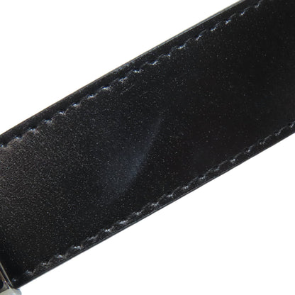 BURBERRY Checkpattern buckle belt Leather mens [Used]