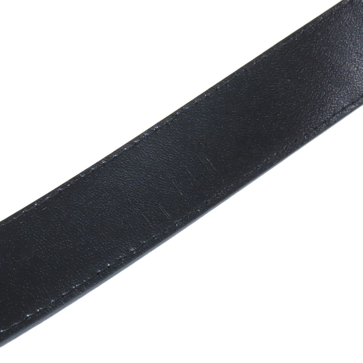 BURBERRY Checkpattern buckle belt Leather mens [Used]