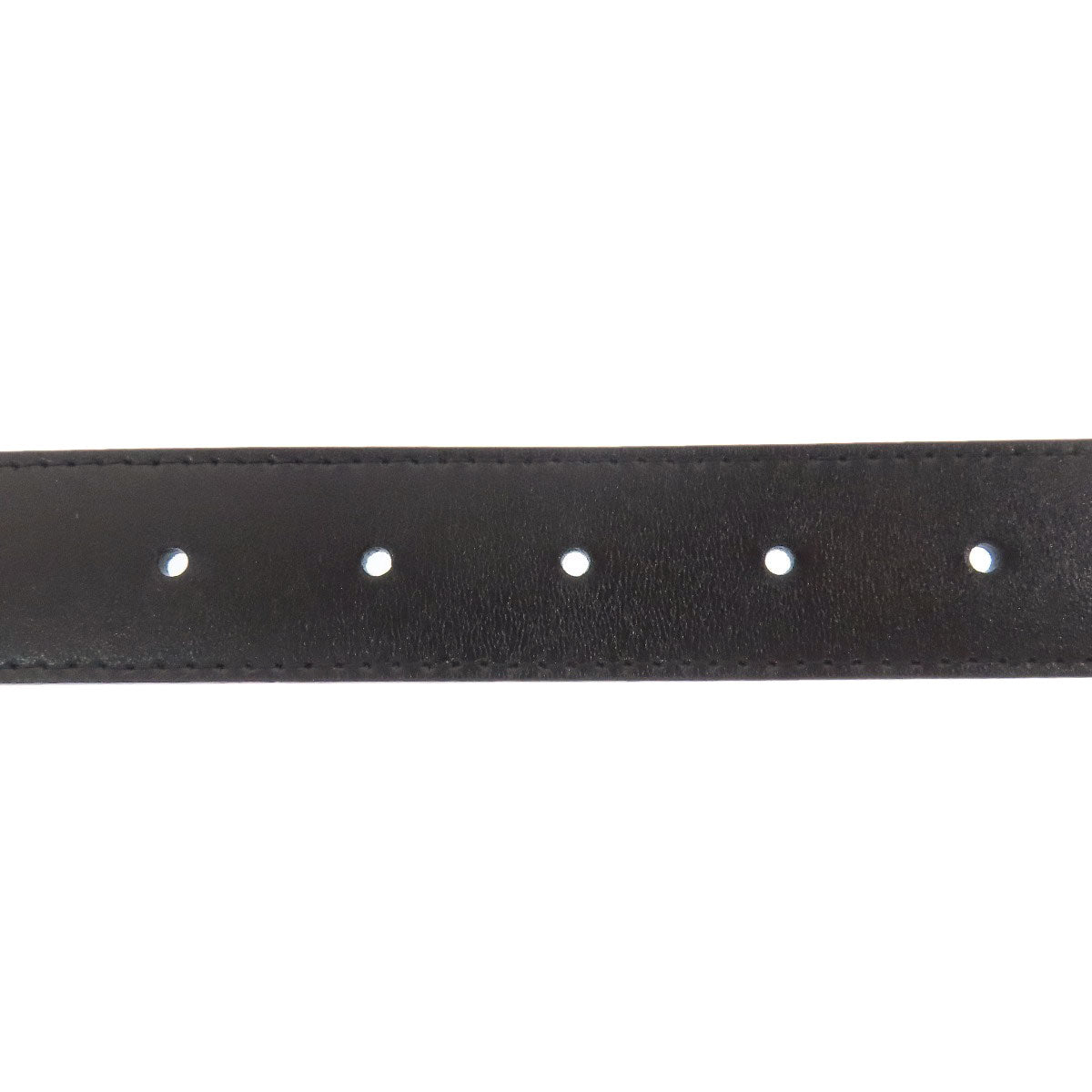 BURBERRY Checkpattern buckle belt Leather mens [Used]