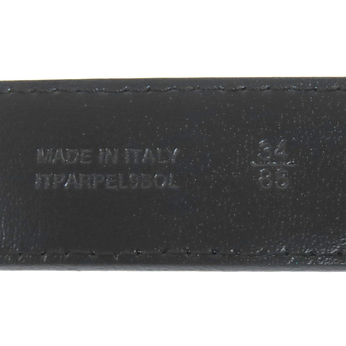 BURBERRY Checkpattern buckle belt Leather mens [Used]