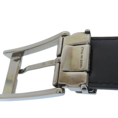 BURBERRY Checkpattern buckle belt Leather mens [Used]