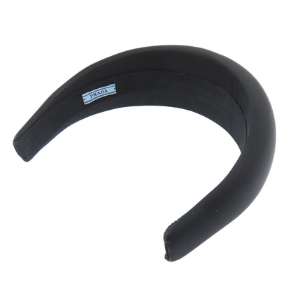 PRADA Headband Logo Hardware hair accessory Nylon Ladies [Used]