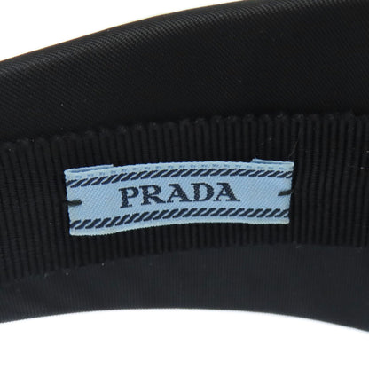 PRADA Headband Logo Hardware hair accessory Nylon Ladies [Used]