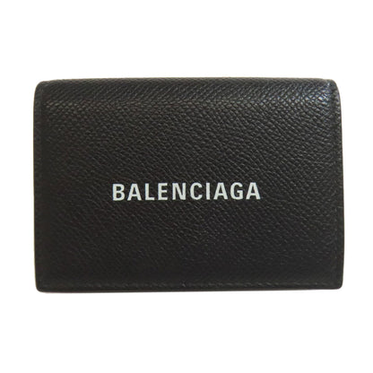 BALENCIAGA 594412 Compact wallet Bifold Wallet with Coin Pocket Leather Ladies [Used]