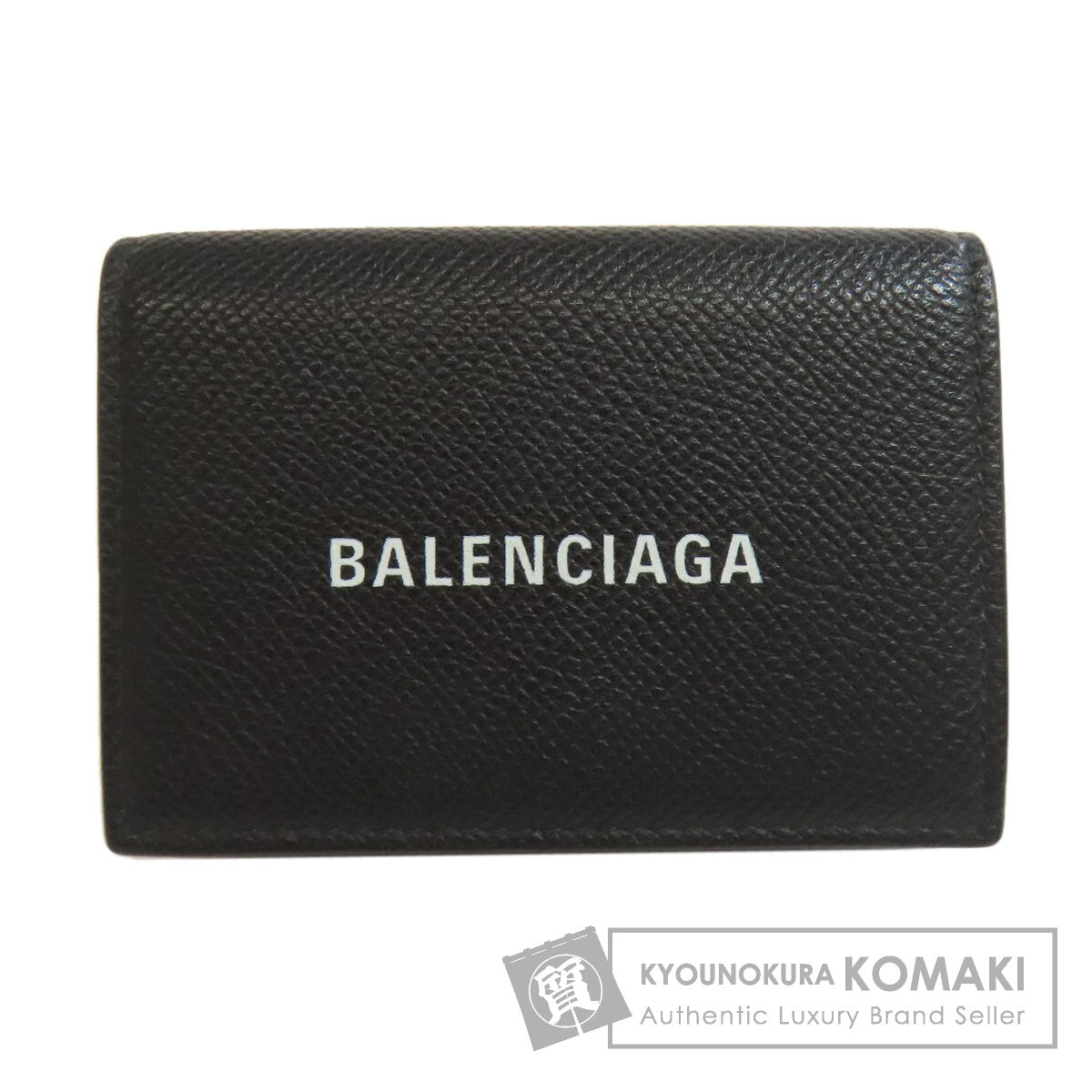 BALENCIAGA 594412 Compact wallet Bifold Wallet with Coin Pocket Leather Ladies [Used]