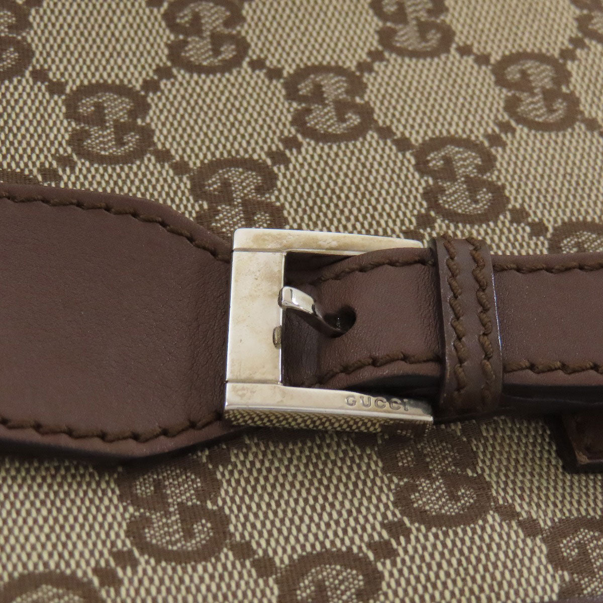 GUCCI 92562 Long Shoulder GG Shoulder Bag Canvas Ladies [Used]