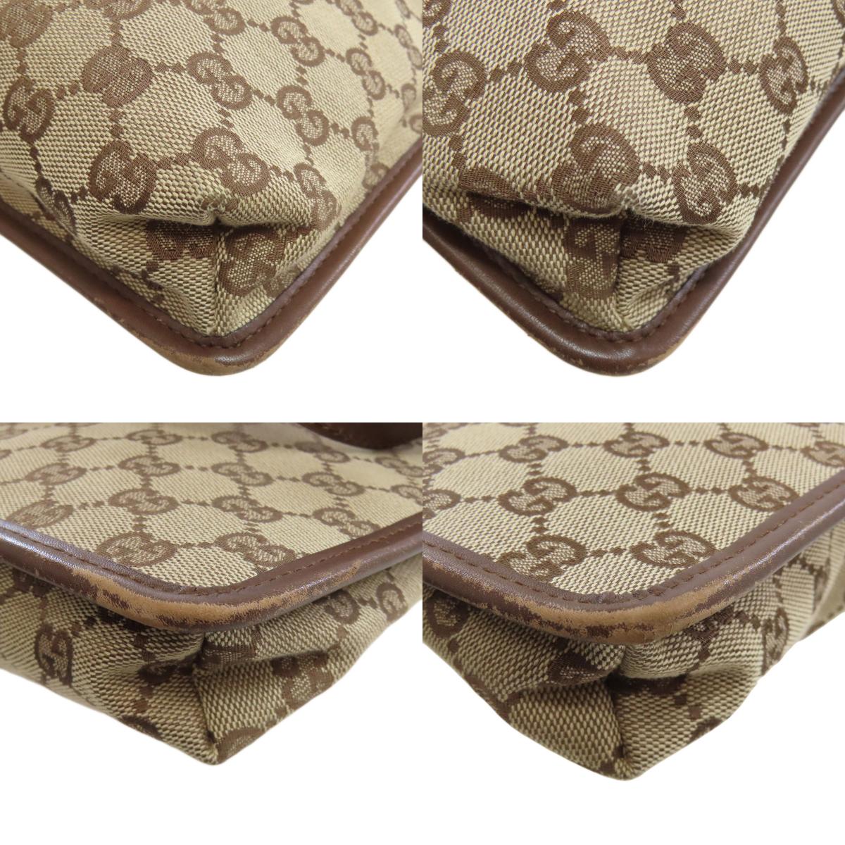 GUCCI 92562 Long Shoulder GG Shoulder Bag Canvas Ladies [Used]