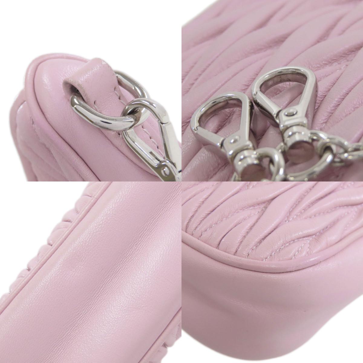 ミュウミュウ マテラッセ ハンドバッグ カーフ レディース 【中古】【MIUMIU】