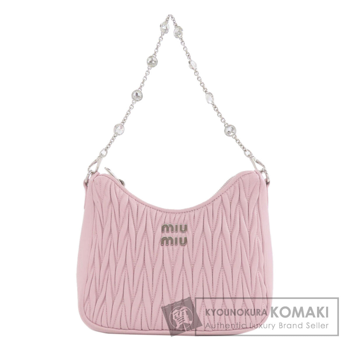ミュウミュウ マテラッセ ハンドバッグ カーフ レディース 【中古】【MIUMIU】