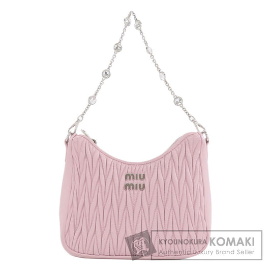 ミュウミュウ マテラッセ ハンドバッグ カーフ レディース 【中古】【MIUMIU】