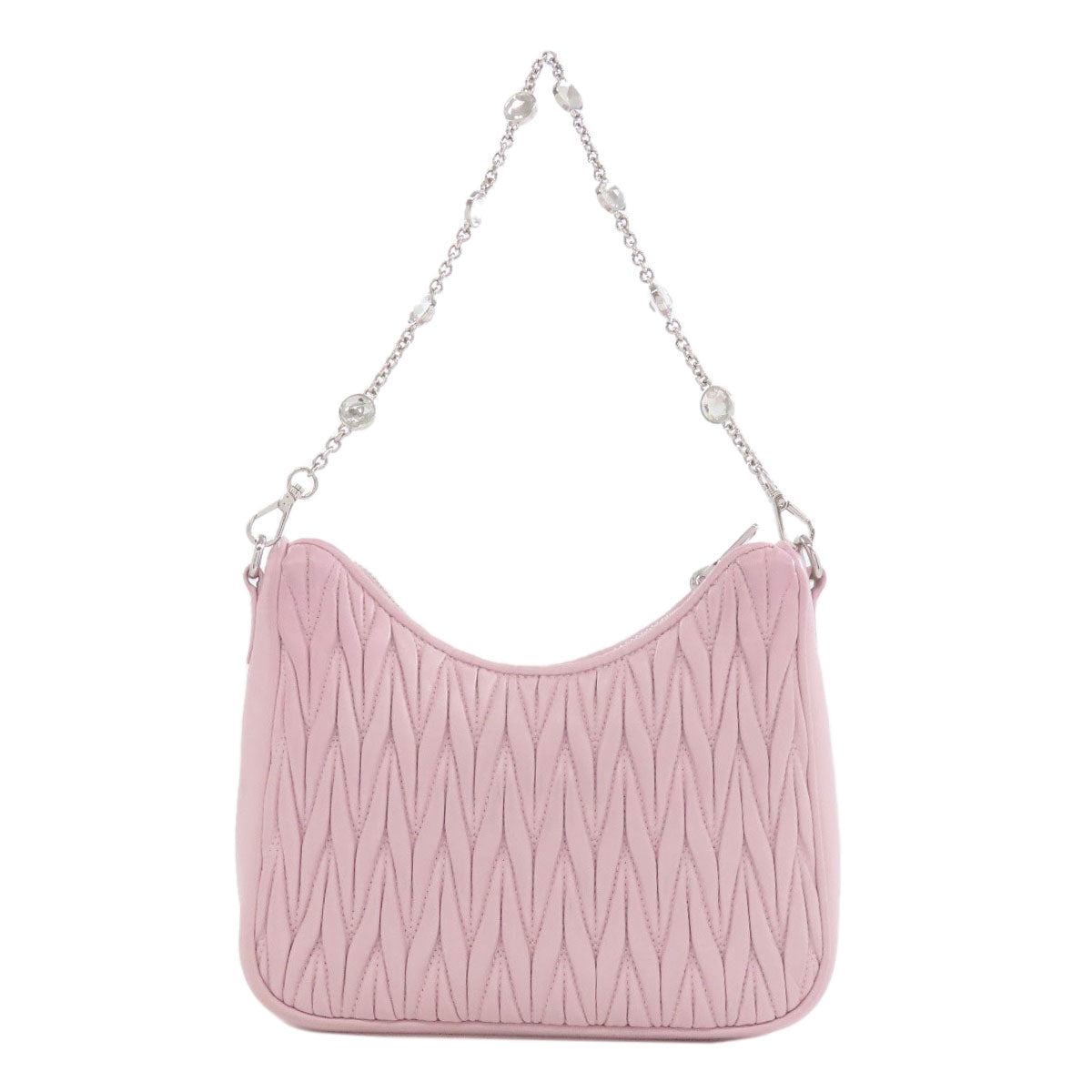 ミュウミュウ マテラッセ ハンドバッグ カーフ レディース 【中古】【MIUMIU】
