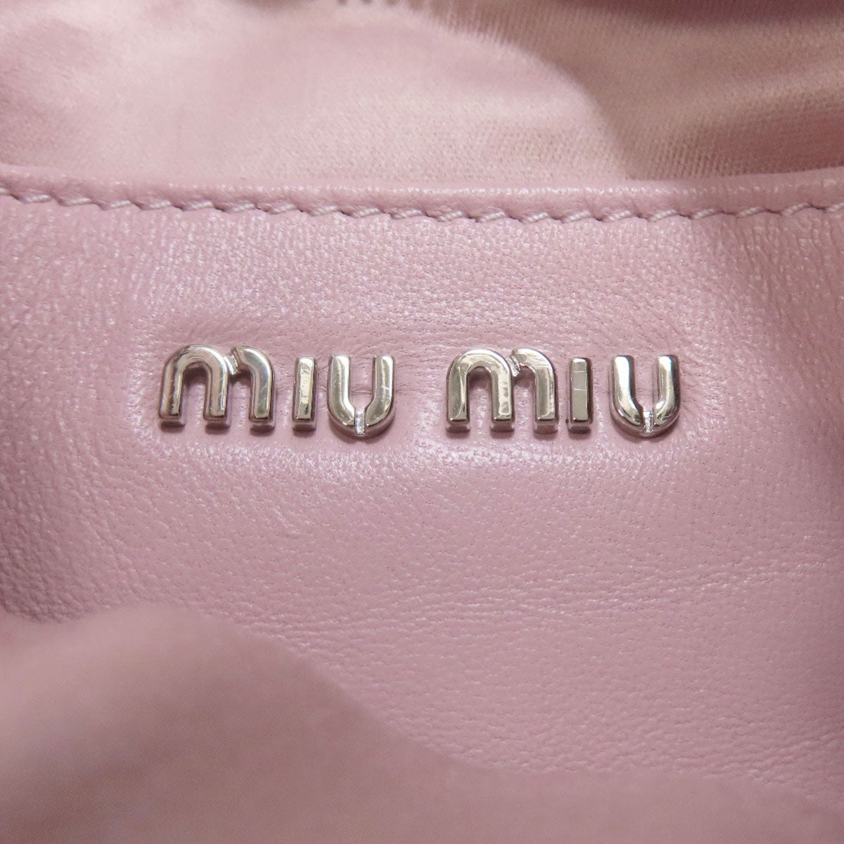 ミュウミュウ マテラッセ ハンドバッグ カーフ レディース 【中古】【MIUMIU】
