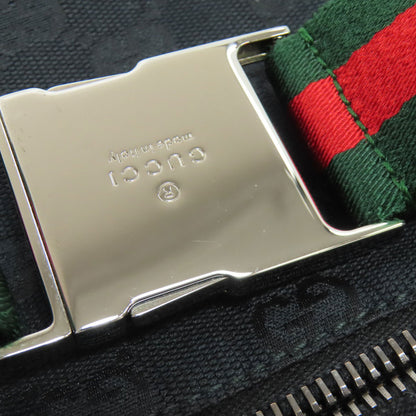 GUCCI 28566 GG Hip bag, waist bag Canvas LeatherLadies [Used]