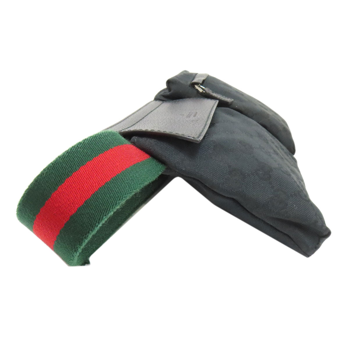 GUCCI 28566 GG Hip bag, waist bag Canvas LeatherLadies [Used]