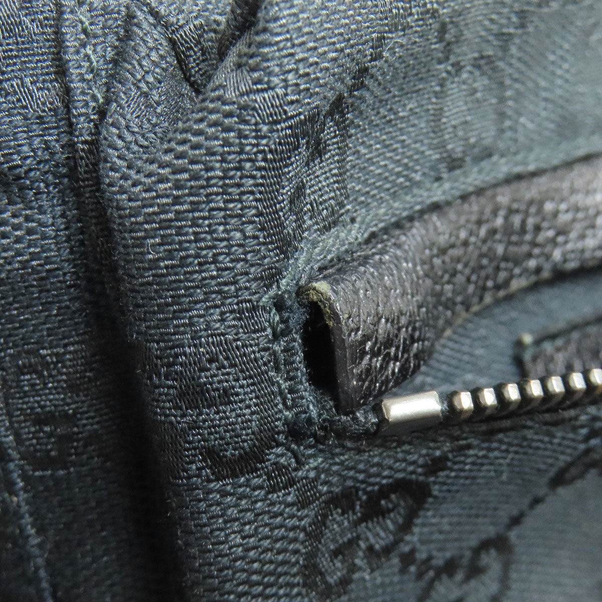 GUCCI 28566 GG Hip bag, waist bag Canvas LeatherLadies [Used]