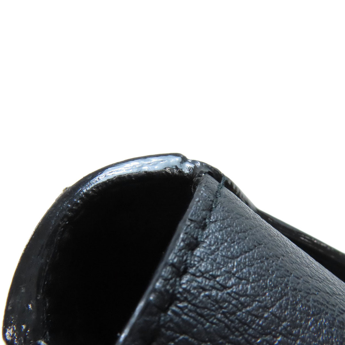 Jimmy Choo ChainShoulder logo jewels Shoulder Bag Leather Ladies [Used]