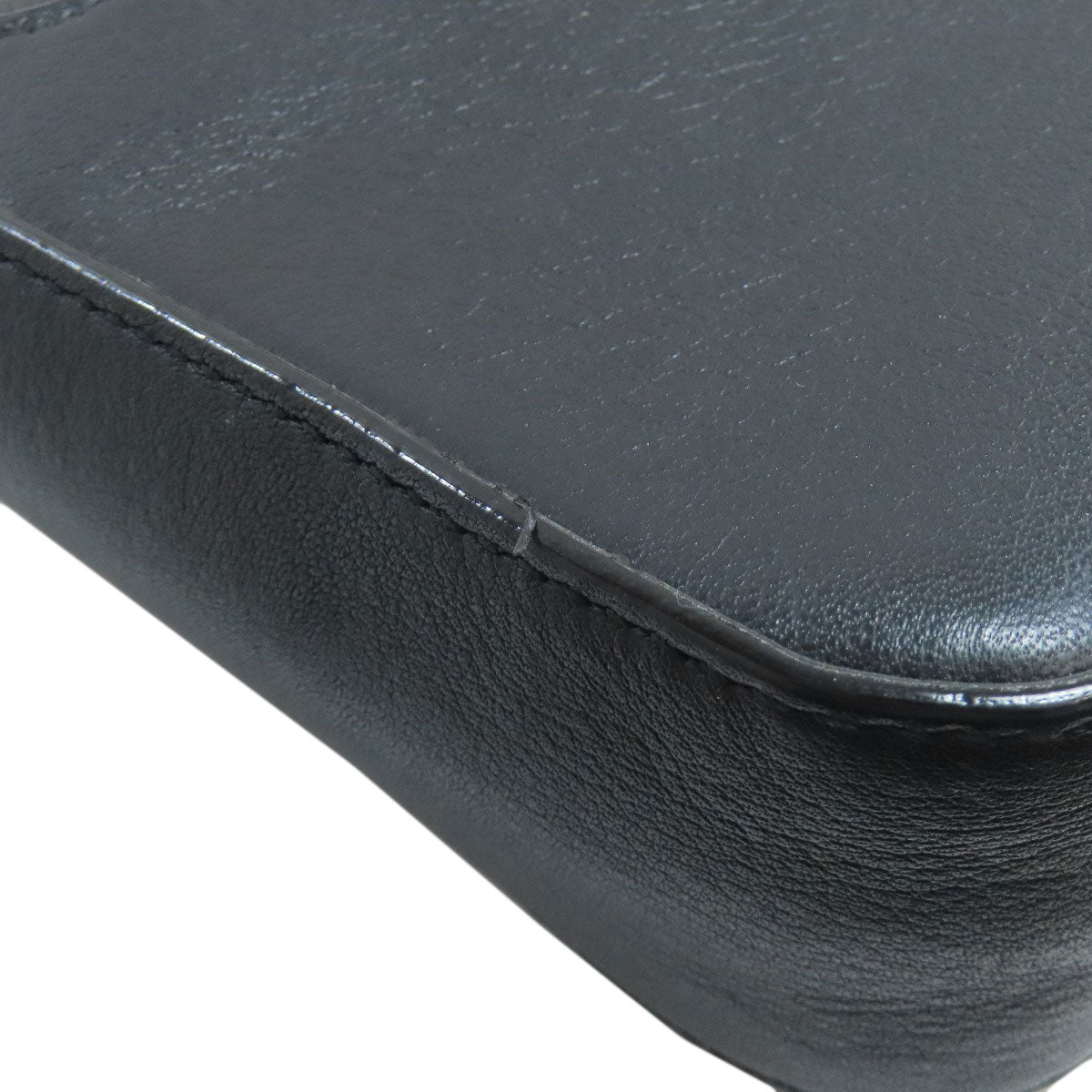 Jimmy Choo ChainShoulder logo jewels Shoulder Bag Leather Ladies [Used]