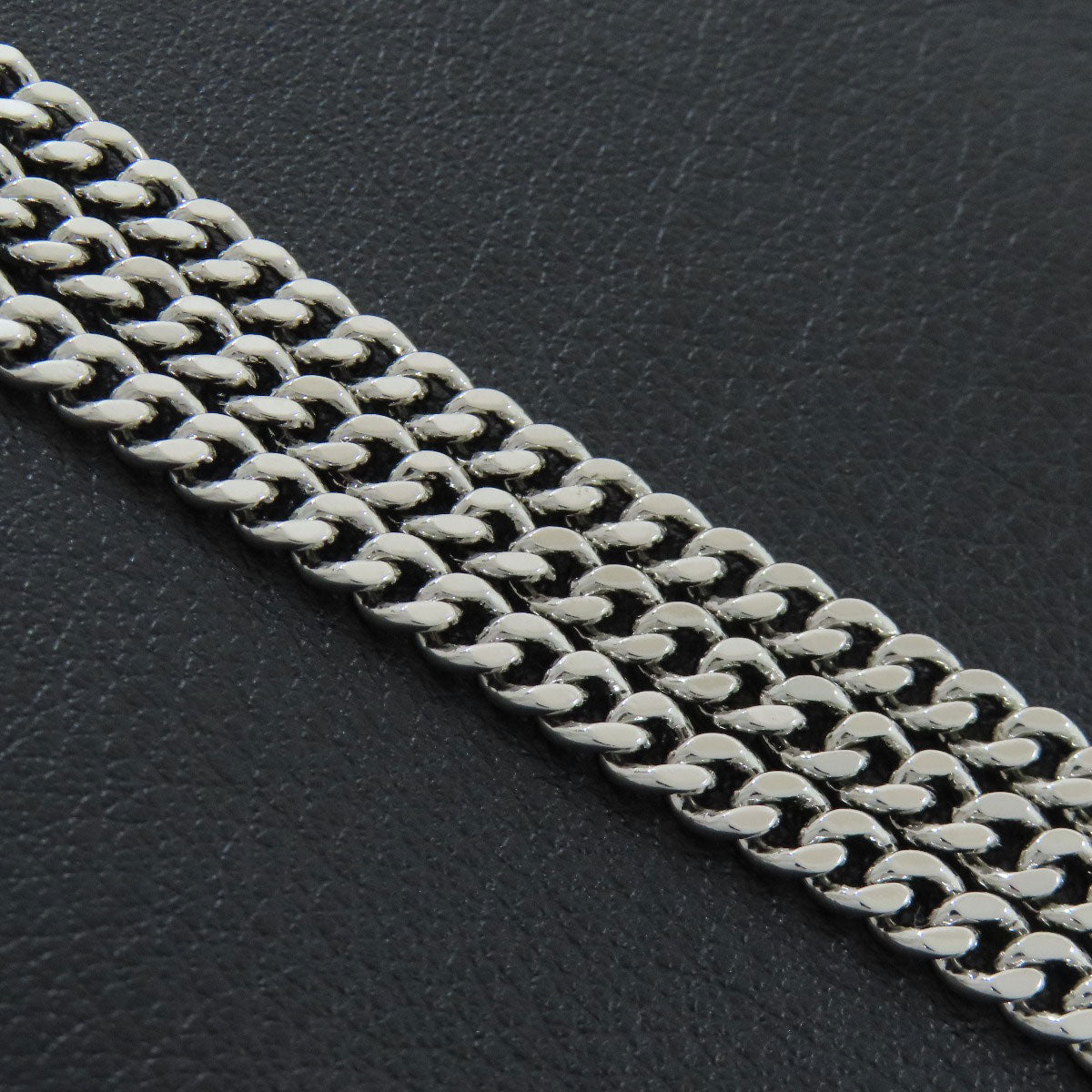 Jimmy Choo ChainShoulder logo jewels Shoulder Bag Leather Ladies [Used]