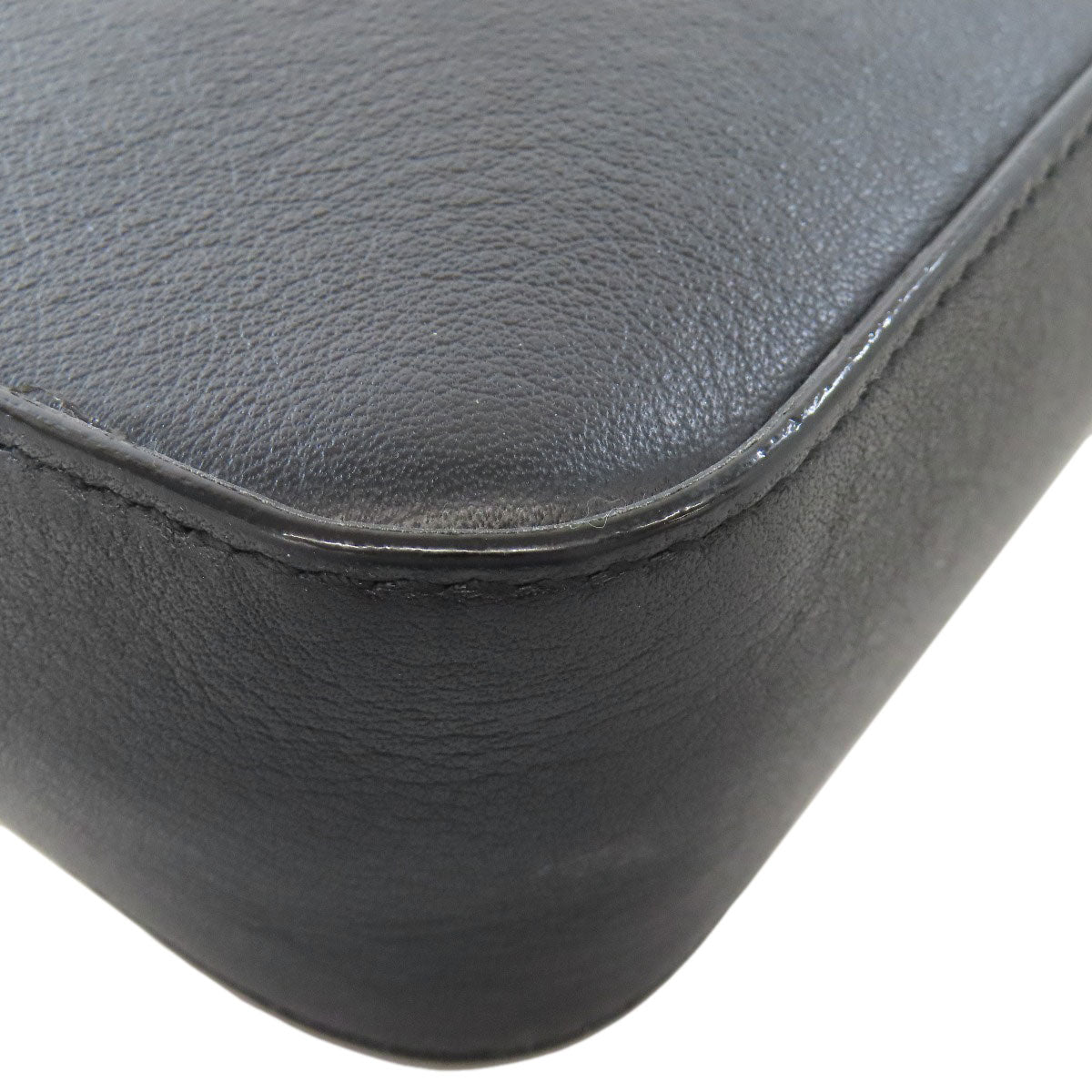 Jimmy Choo ChainShoulder logo jewels Shoulder Bag Leather Ladies [Used]