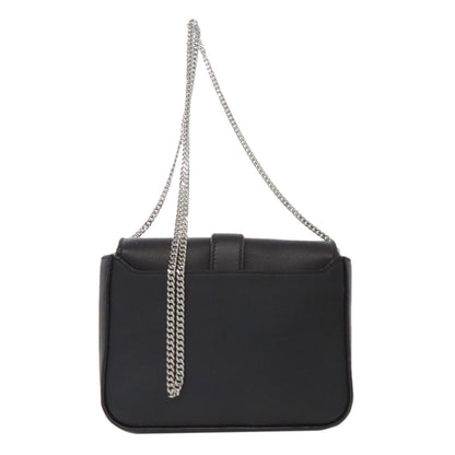 Jimmy Choo ChainShoulder logo jewels Shoulder Bag Leather Ladies [Used]