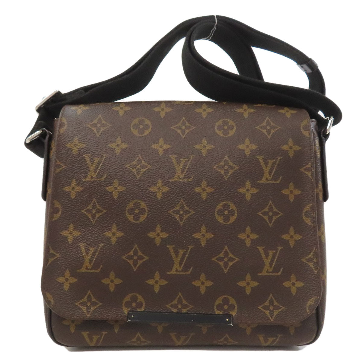LOUIS VUITTON M40935 District PM Monogram Macassar Shoulder Bag Monogram canvas mens [Used]