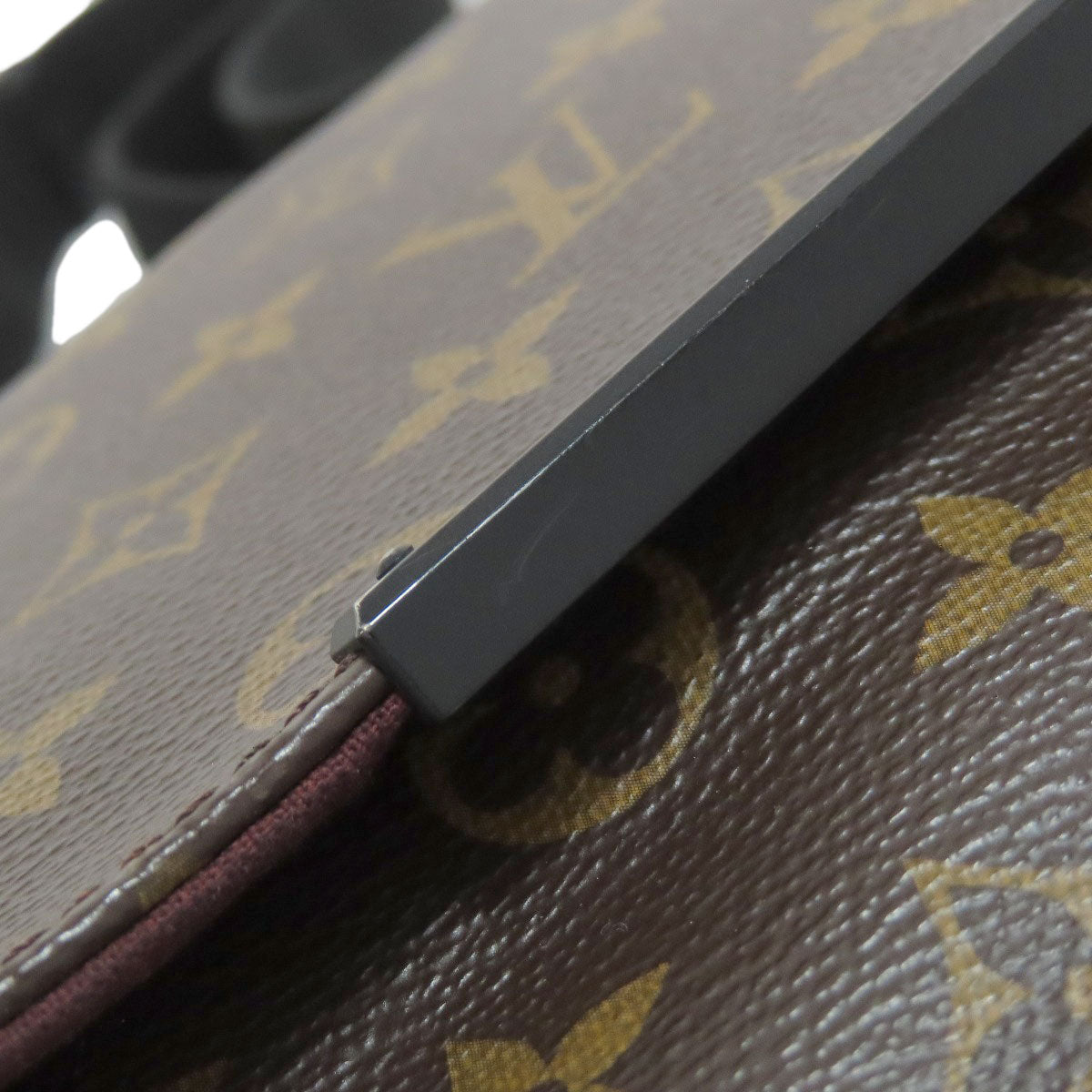 LOUIS VUITTON M40935 District PM Monogram Macassar Shoulder Bag Monogram canvas mens [Used]