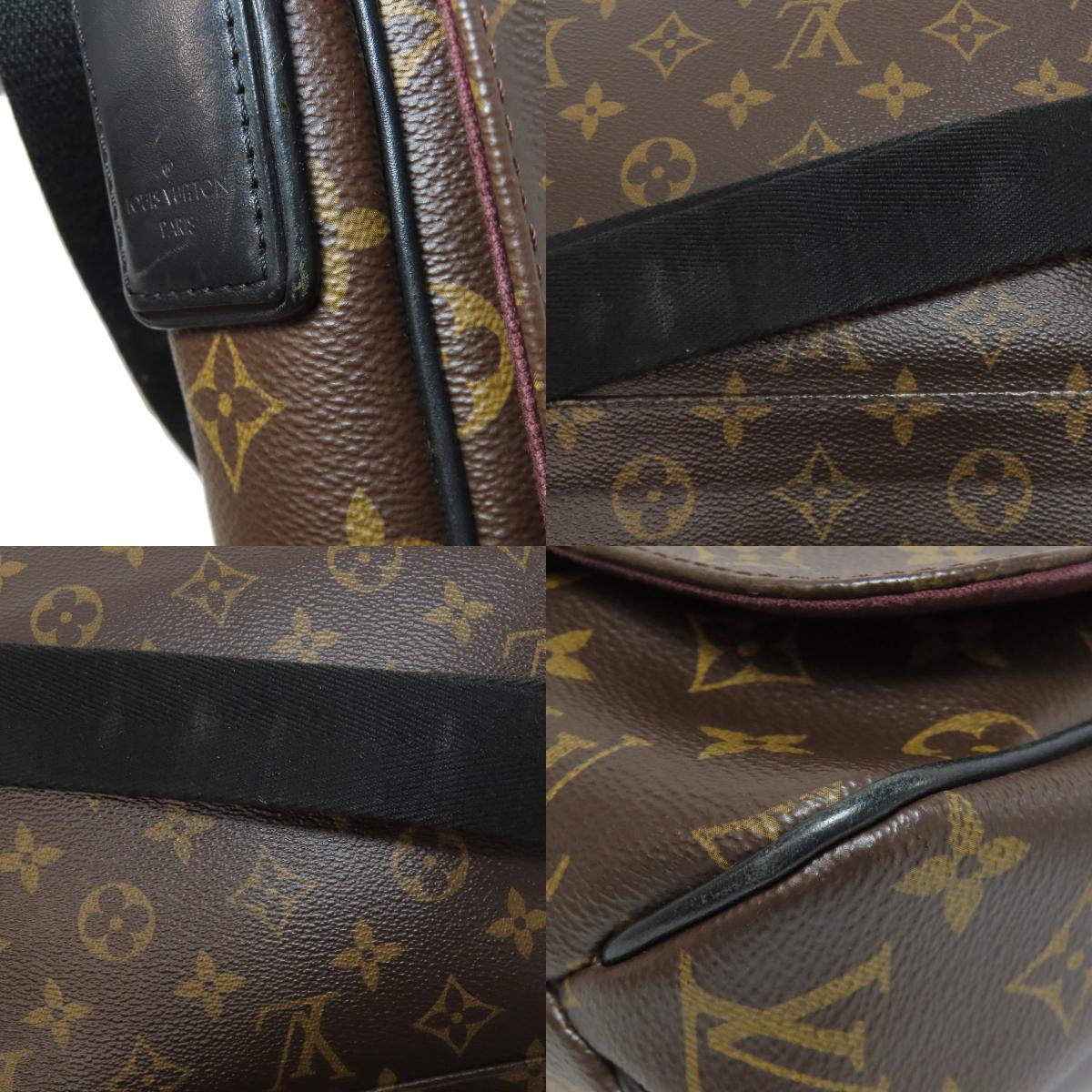 LOUIS VUITTON M40935 District PM Monogram Macassar Shoulder Bag Monogram canvas mens [Used]
