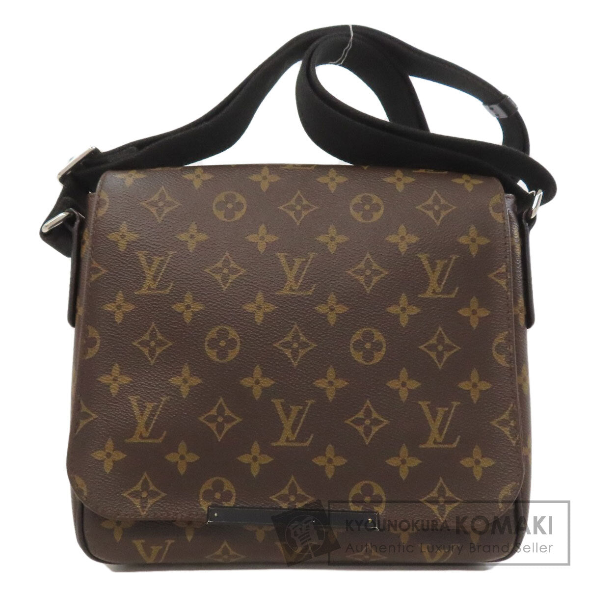 LOUIS VUITTON M40935 District PM Monogram Macassar Shoulder Bag Monogram canvas mens [Used]