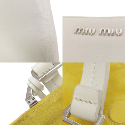 MIUMIU logo Tote Bag Calf Ladies [Used]