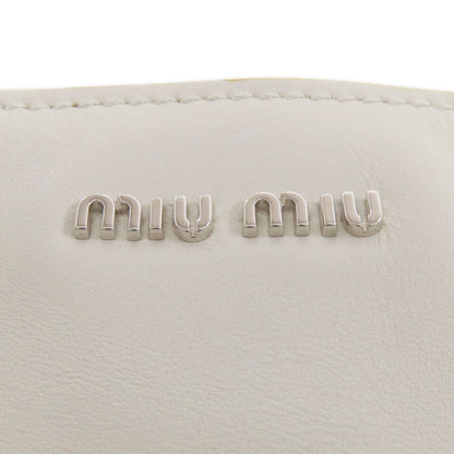 MIUMIU logo Tote Bag Calf Ladies [Used]