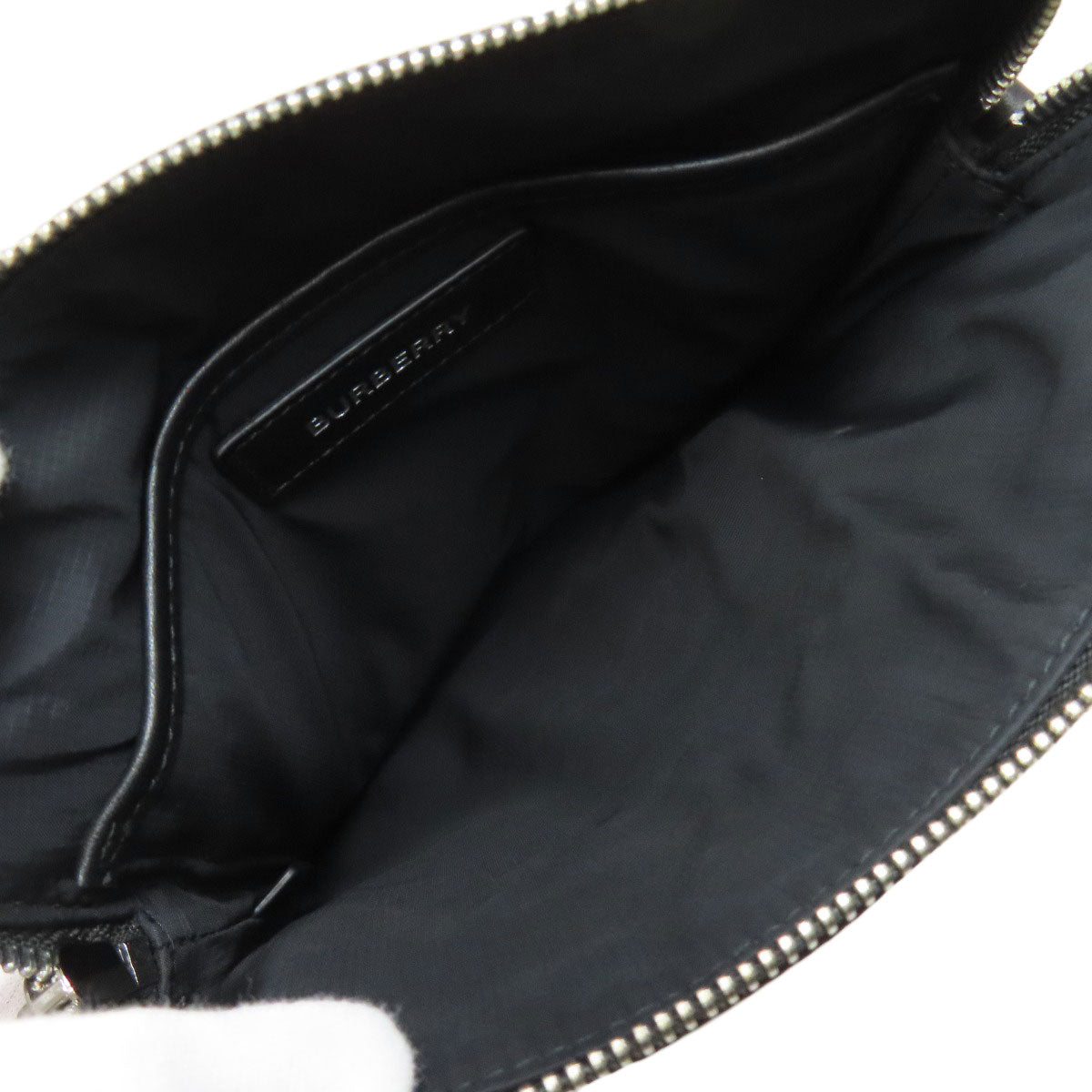 BURBERRY logo Shoulder Bag Nylon Ladies [Used]