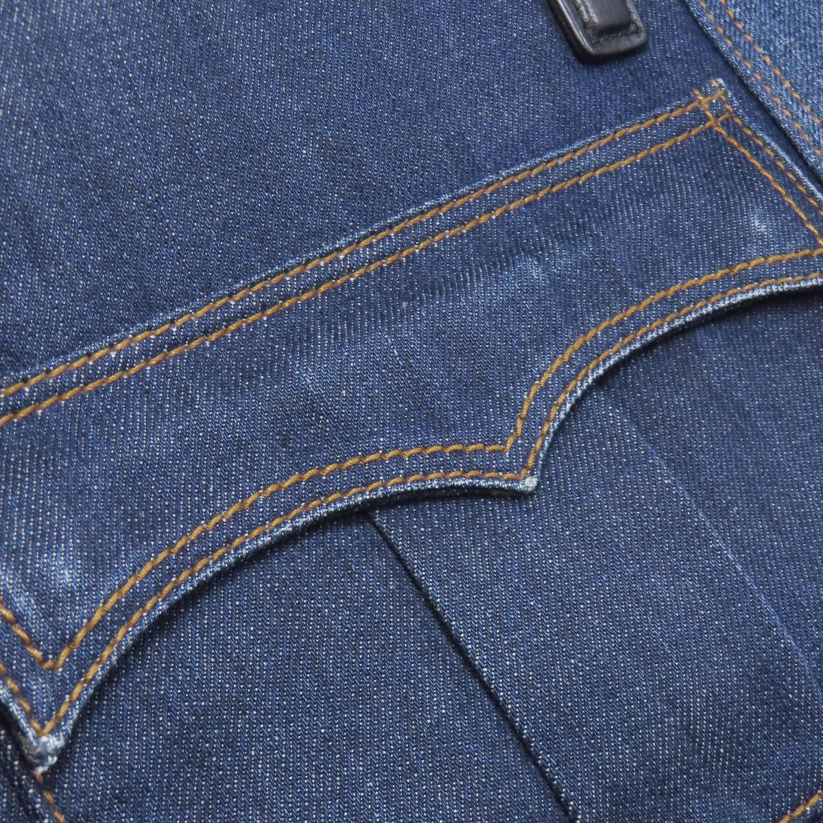 MIUMIU logo Tote Bag Denim Ladies [Used]